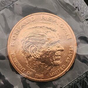 Ronald Reagan Bronze US Mint Medal